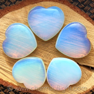 Opalite Gemstone Heart